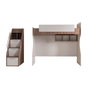 Hanah Home Litera Milano Crema y Marrón